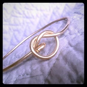 Gold Wire Bracelet.